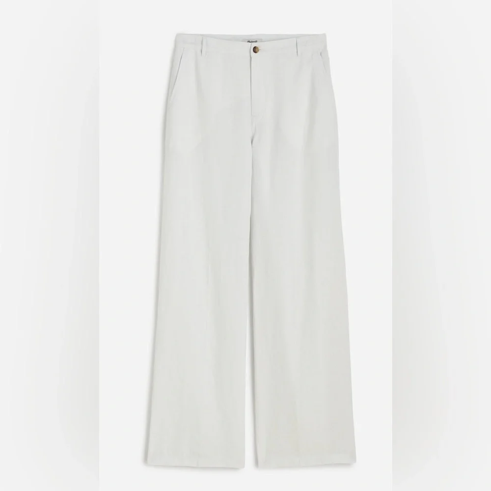 Madewell Linen Wide-Leg Pants, size 6 - Picture 6 of 7